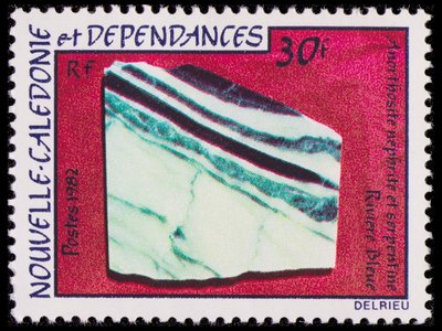 Anorthosite, Nephrite and Serpentine - New Caledonia - 1982 -- 07/03/09