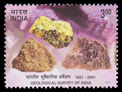 Bauxite, Chalcopyrite, Psilomelane - India - 2001 -- 11/04/09