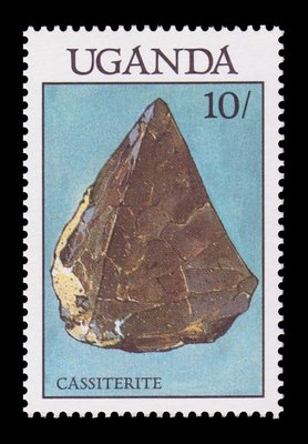 Cassiterite - Uganda - 1988 -- 03/10/08