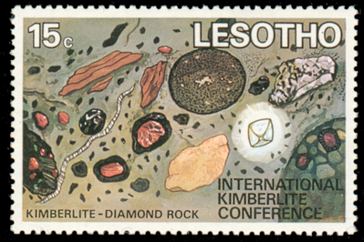 Diamond rock - Lesotho - 1976 -- 15/05/09