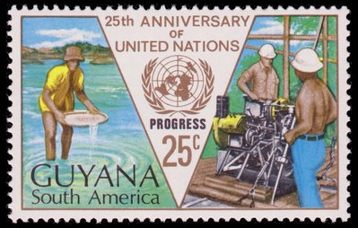 Gold Panning - Guyana - 1970 -- 10/04/09