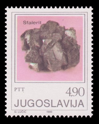 Sphalerite - Yugoslavia - 1980 -- 01/10/08