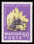 Greenockite, Calcite, Sphalerite - Hungary - 1969 -- 03/01/09